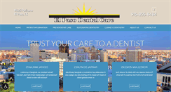 Desktop Screenshot of elpasodentalcare.com