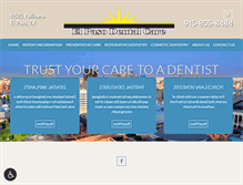 Tablet Screenshot of elpasodentalcare.com